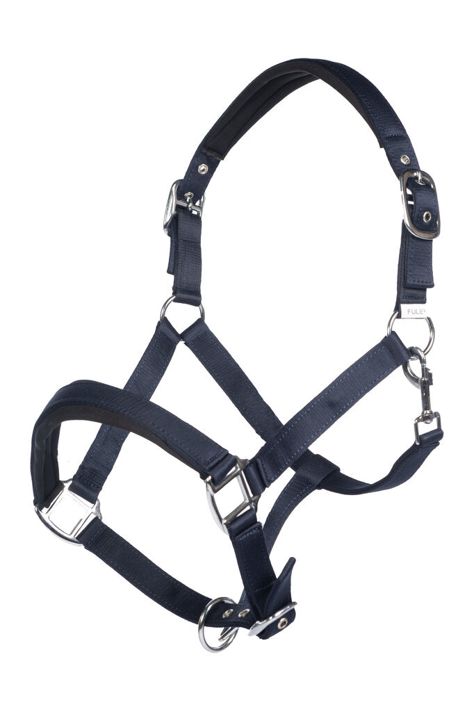 Licol d’écurie Catherine en tissu satiné pour cheval