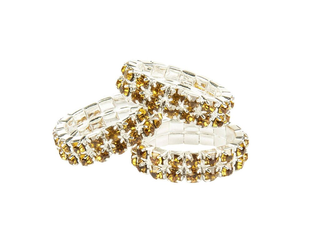 Mähnengummis Crystal mit Strass Turnierzubehör