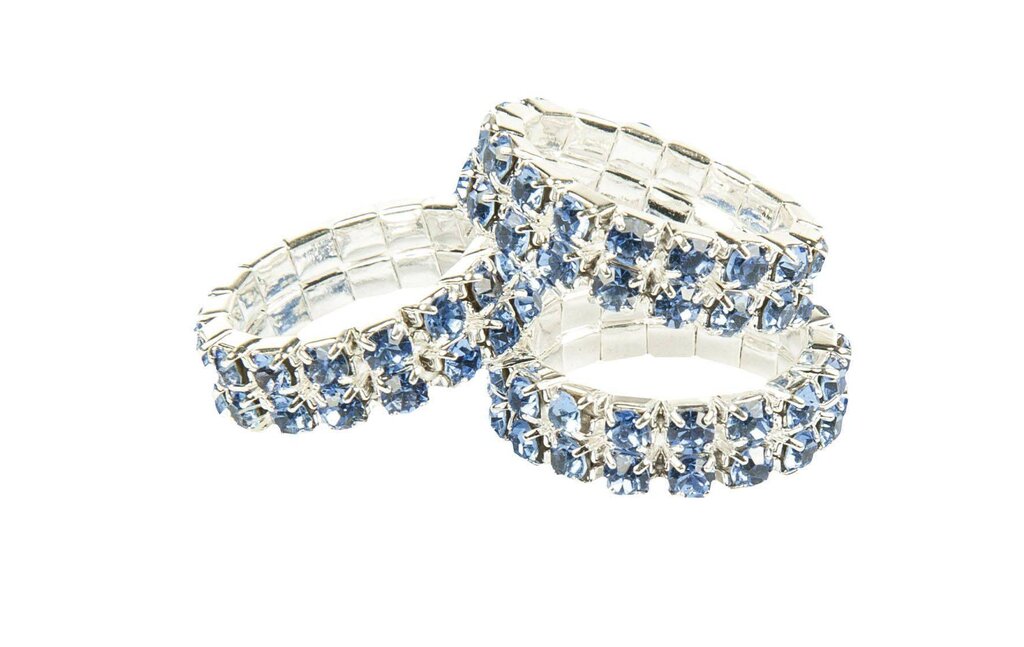 Mähnengummis Crystal mit Strass Turnierzubehör
