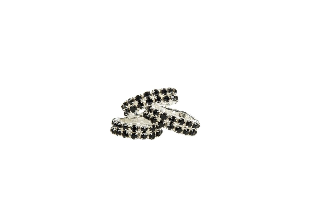Elásticos para crina Crystal com strass, acessórios de competição