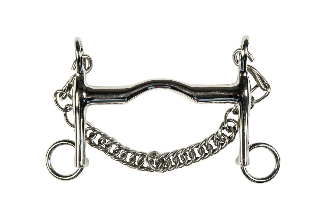 Kandare Unterzug 5 cm 16 mm Edelstahl Pferdegebiss