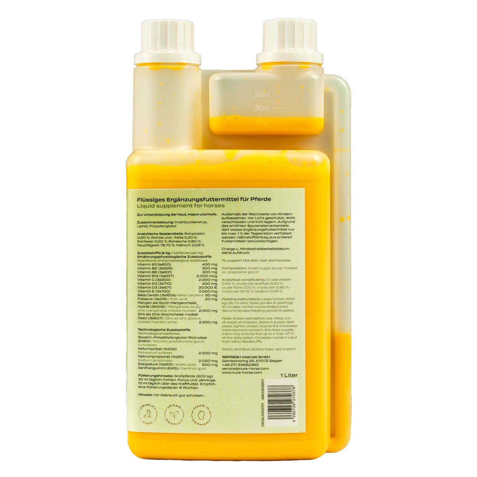 Haut & Fell Liquid Haarmonie Ergänzungsfuttermittel