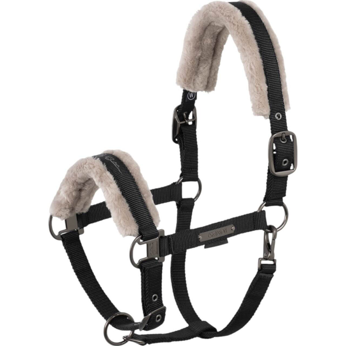 Halfter Double Pin Faux Fur Platinum 2025 Fellhalfter