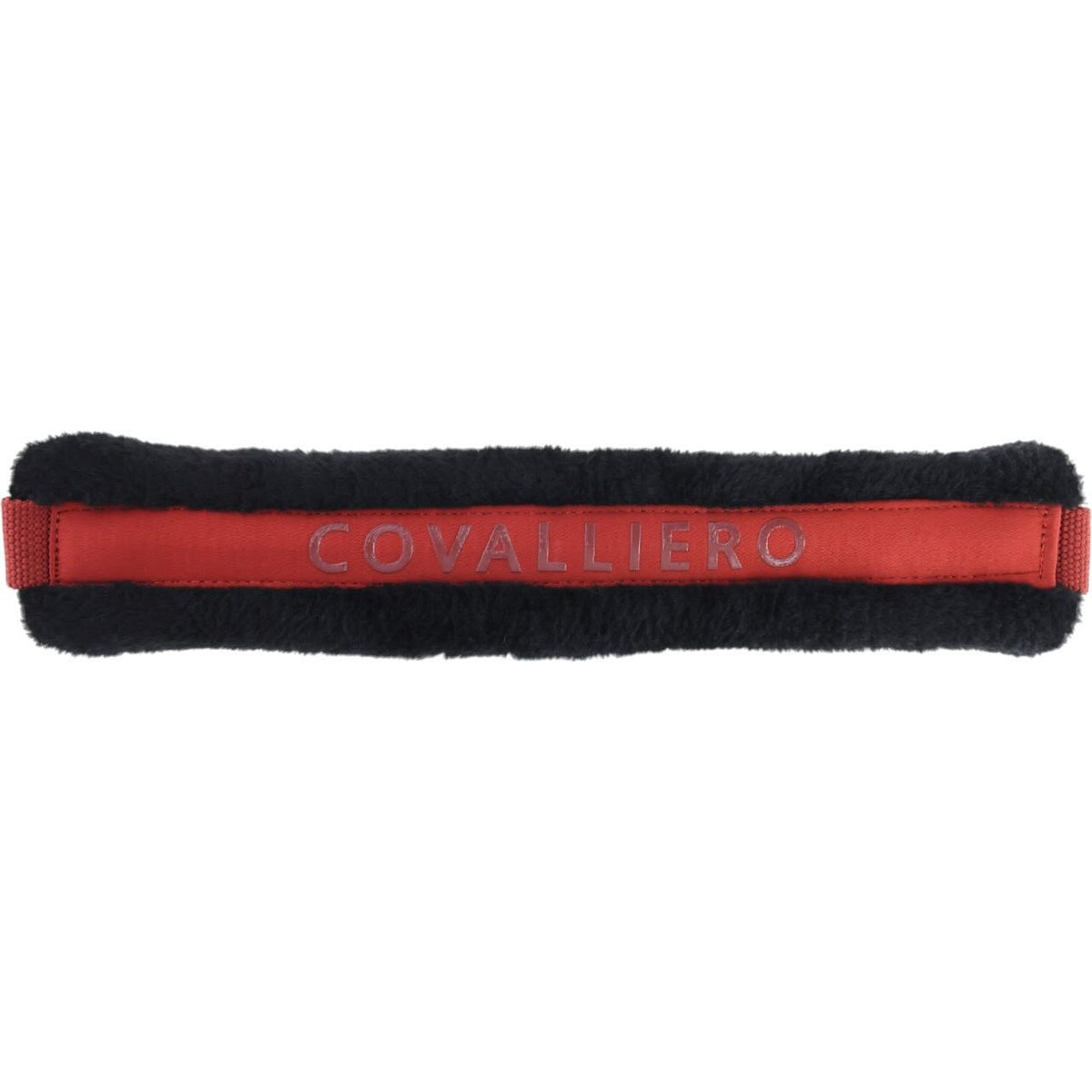 Covalliero Halfter HW 2025 Stallhalfter, Rot, Detailaufnahme des Halfterpolsters.