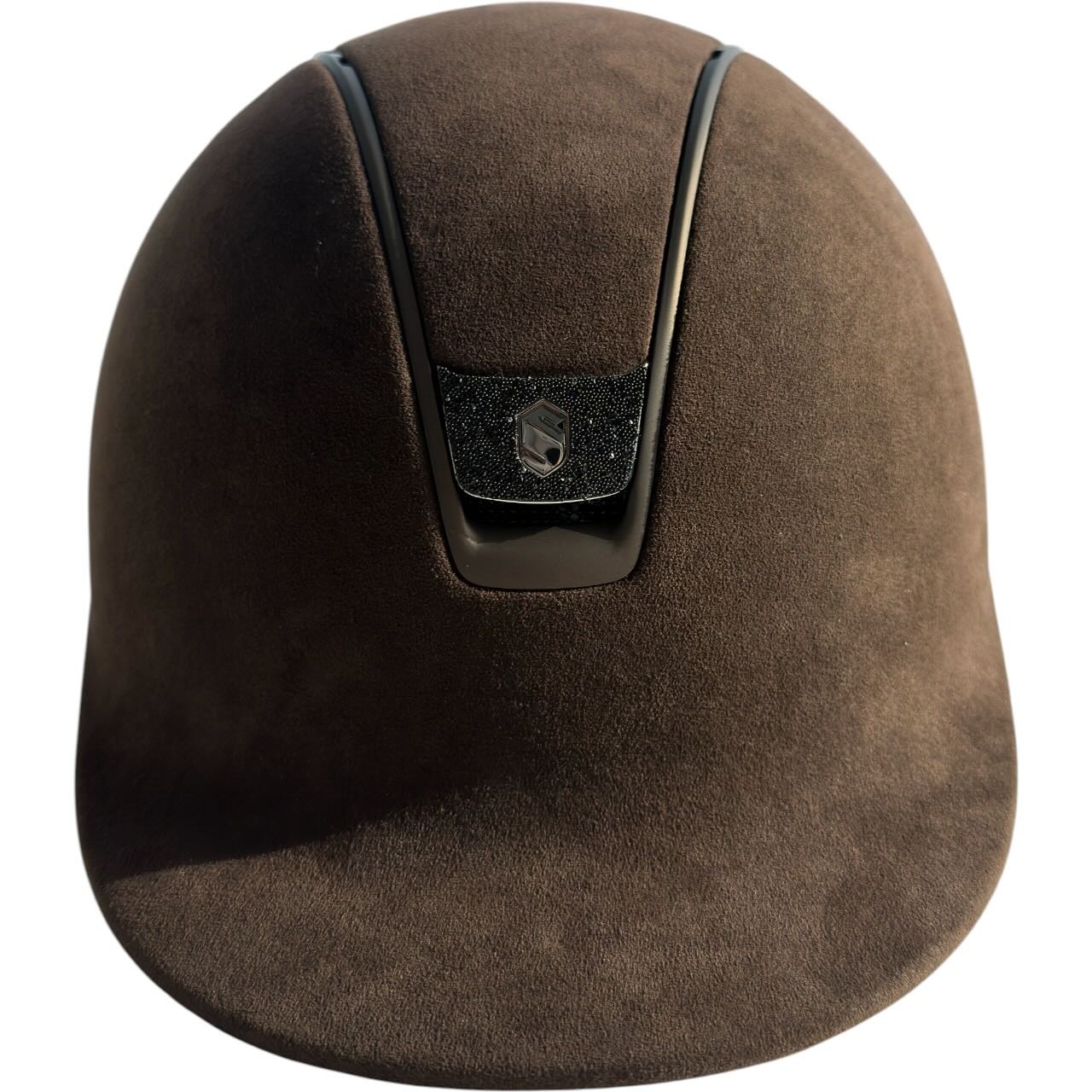 Reithelm Shadowmatt 2.0 Brown Alcantara Blason Crystal Fabric Black