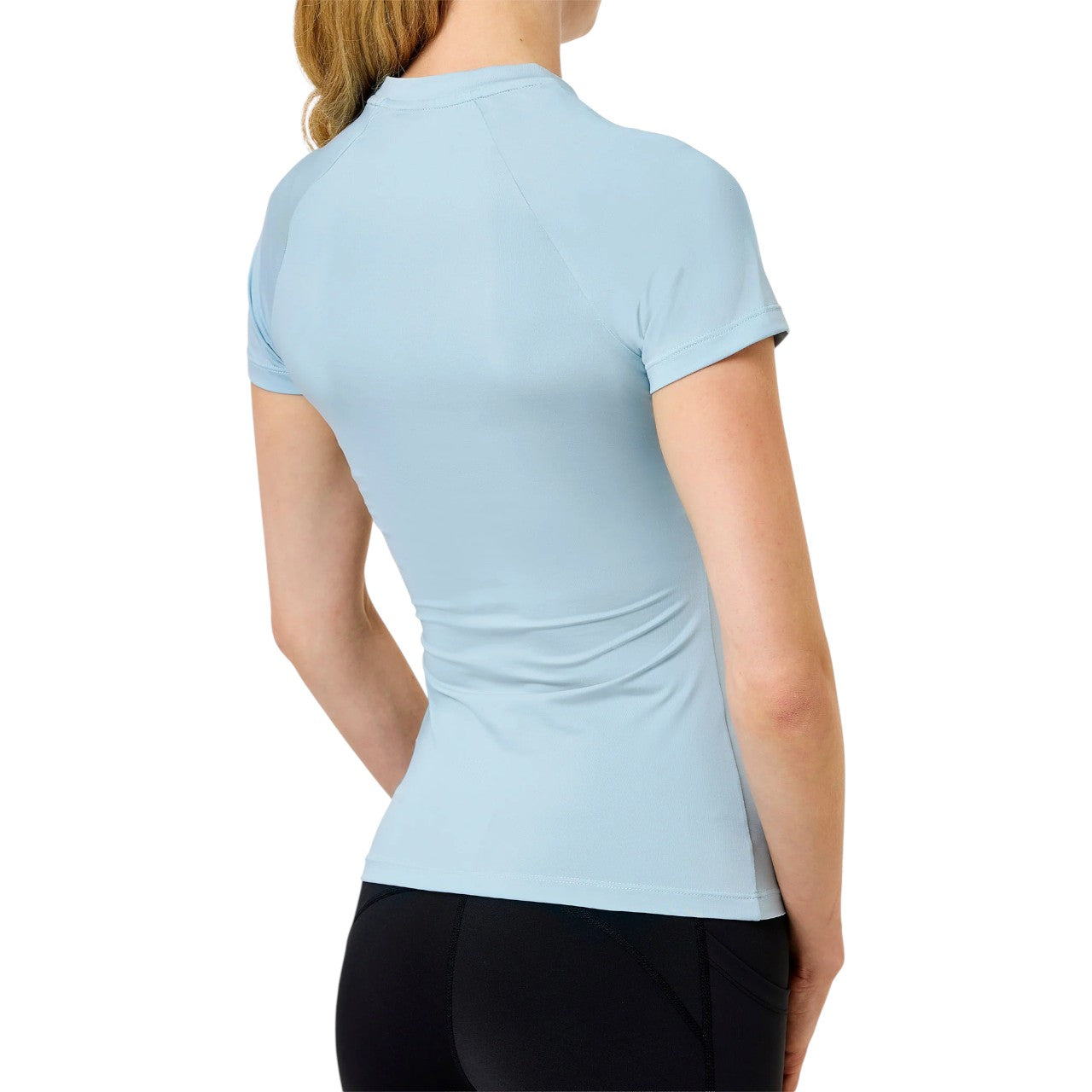 Shirt Damen Dynamic Short Sleeve Ice Blue Sportshirt