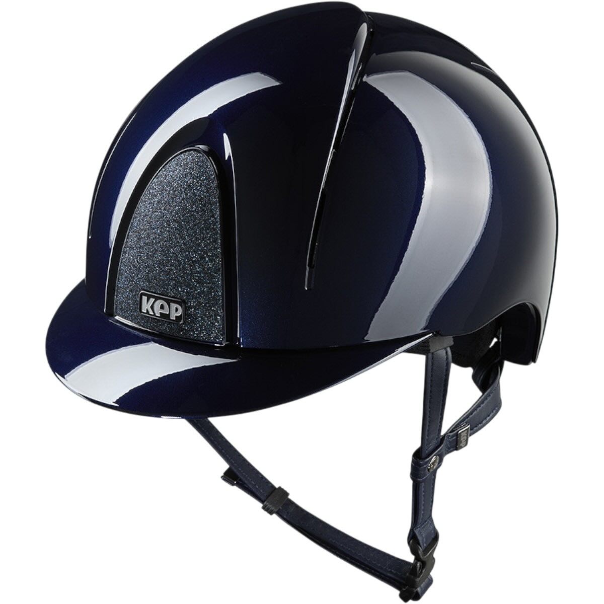 KEP Reithelm Smart Nova Metallpolitur Polish Star Blue, Produkt allein auf weißem Hintergrund.