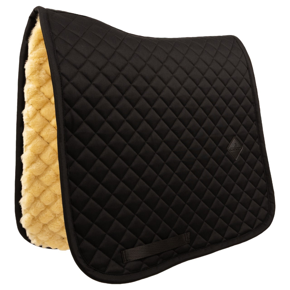 Tapis de selle de dressage Skin Friendly avec peau de mouton Diamond