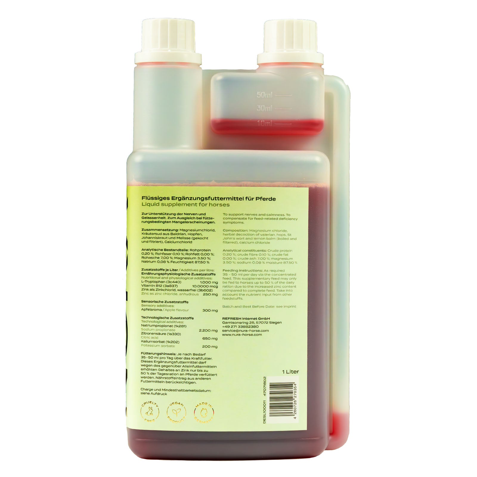 Nerven Liquid Kopfklar Ergänzungsfuttermittel
