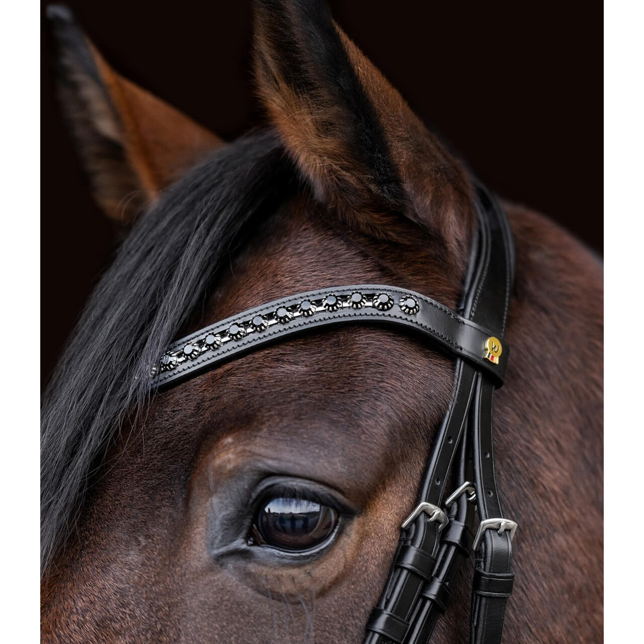 Trensenzaum S-line Blackshine Lacktrensenzaum