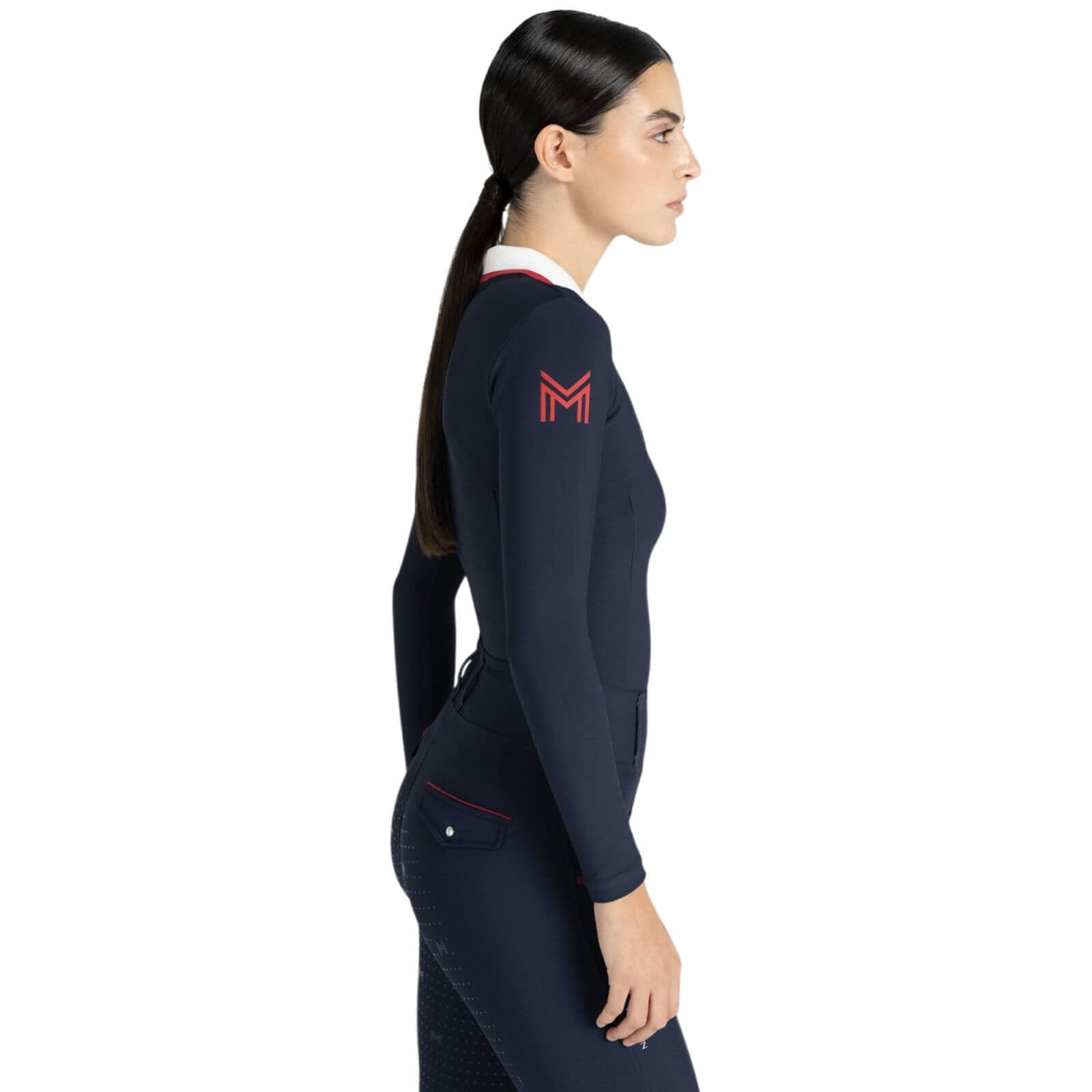 Langarmshirt Damen Concept Long Sleeve Polo Shirt Baselayer