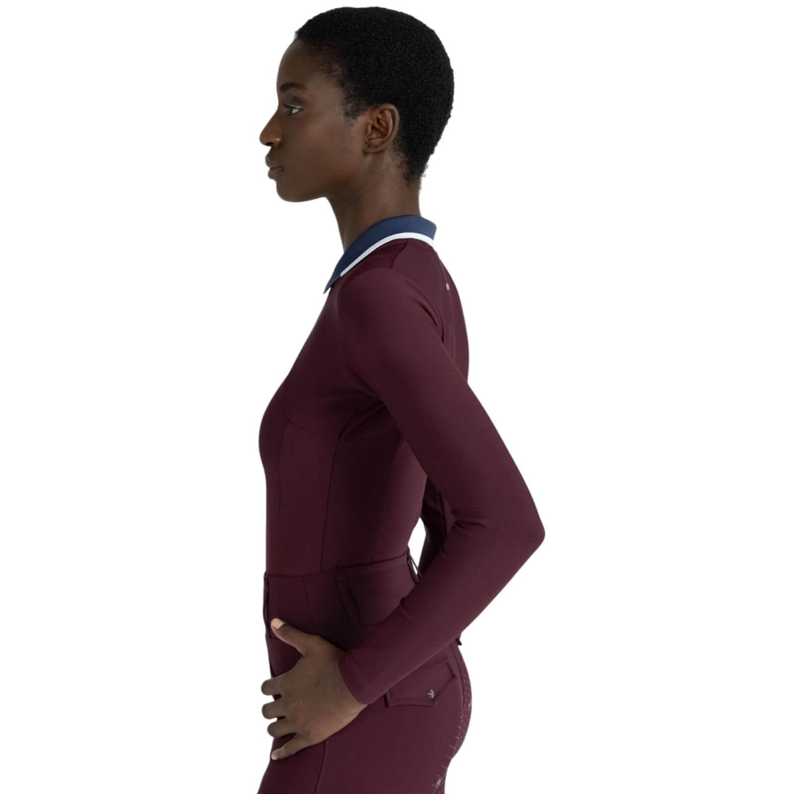 Langarmshirt Damen Concept Long Sleeve Polo Shirt Baselayer
