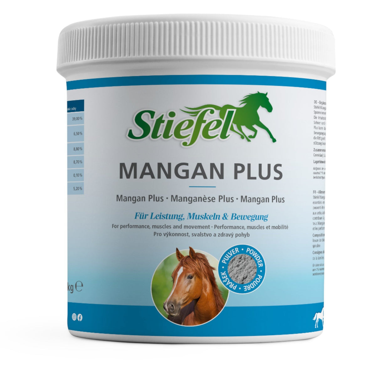 Mangan Plus Nahrungsergänzungsmittel Pferd