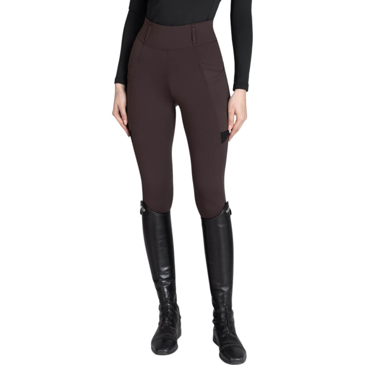 Reitleggings Damen Full-Grip Tech Damenreitleggings