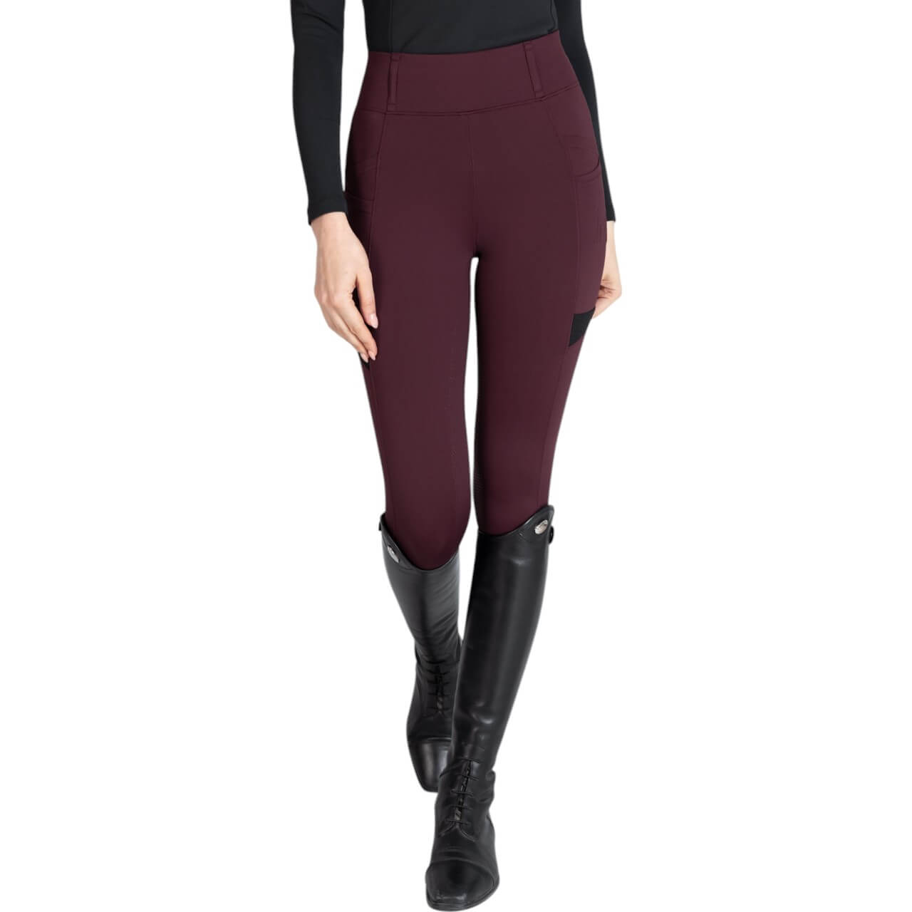 Reitleggings Damen Full-Grip Tech Damenreitleggings