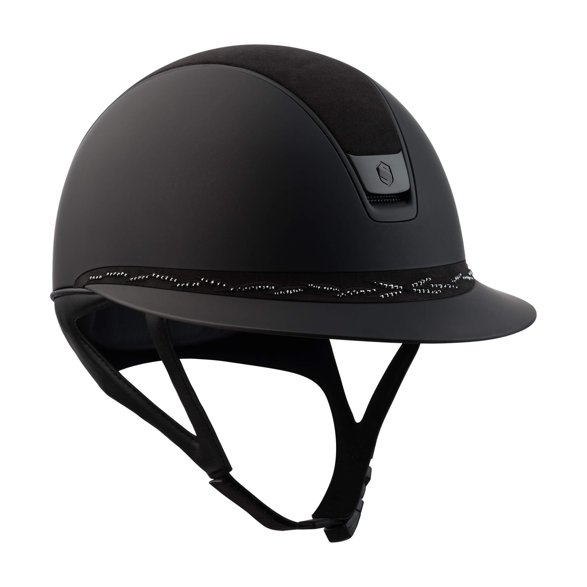 Reithelm Miss Shield Shadowmatt 2.0 Black Flower Swarovski Black