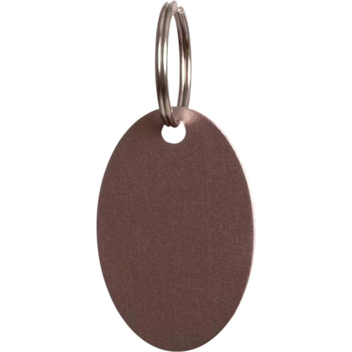 Namensplakette Oval Anhänger