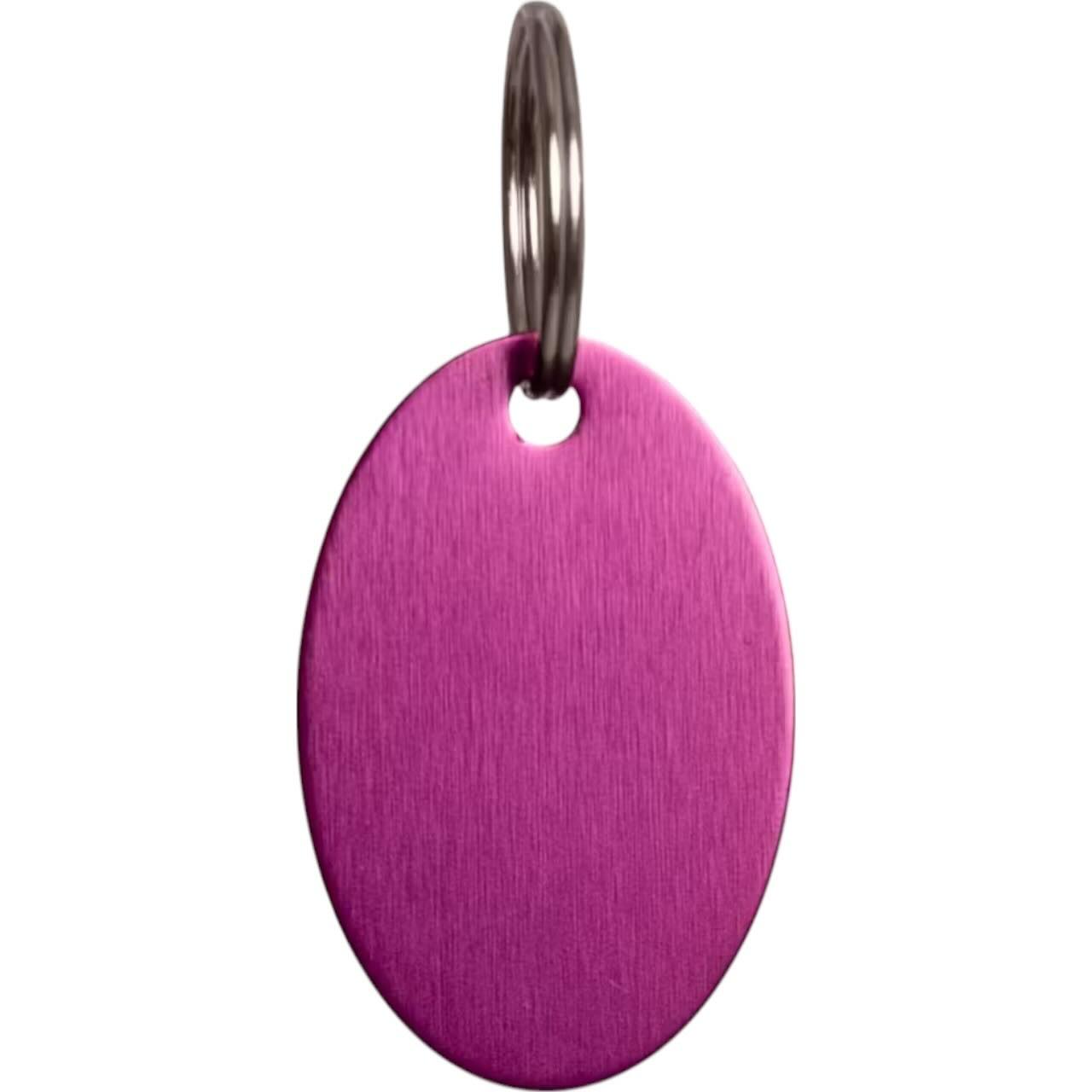 Namensplakette Oval Anhänger