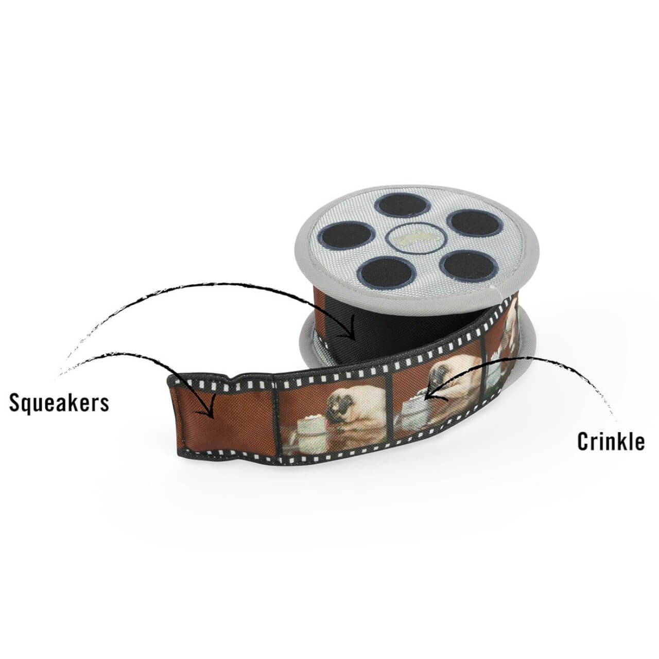 Hundespielzeug Plush Toy Hollywoof Cinema Collection