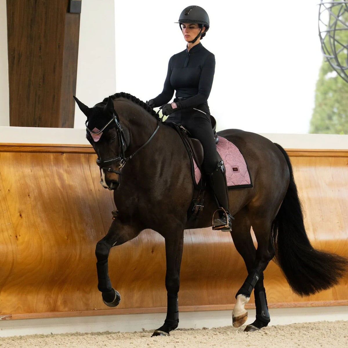 Dressurschabracke Pink Glimmer Schabracke