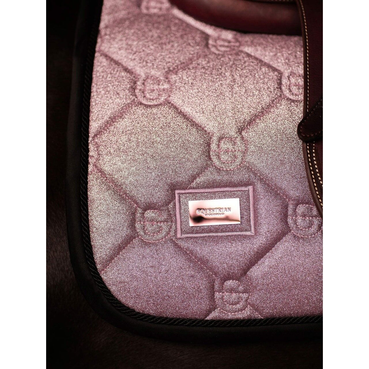 Springschabracke Pink Glimmer Schabracke