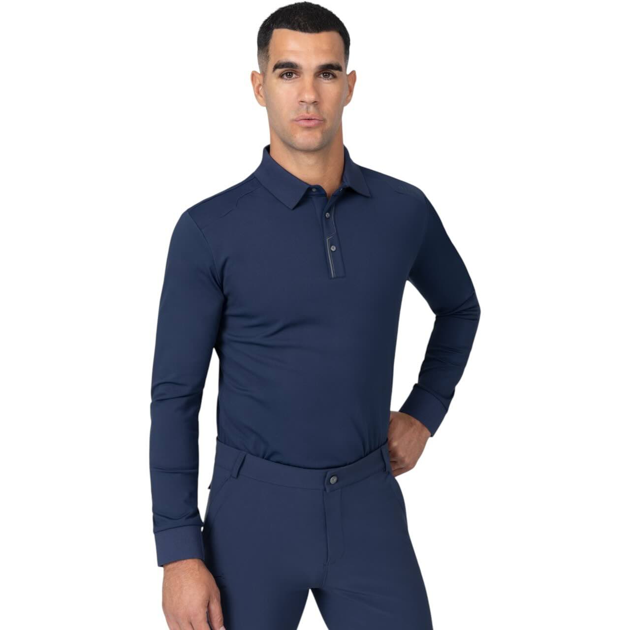 Polo-Shirt Herren Langarm Volt Shirt