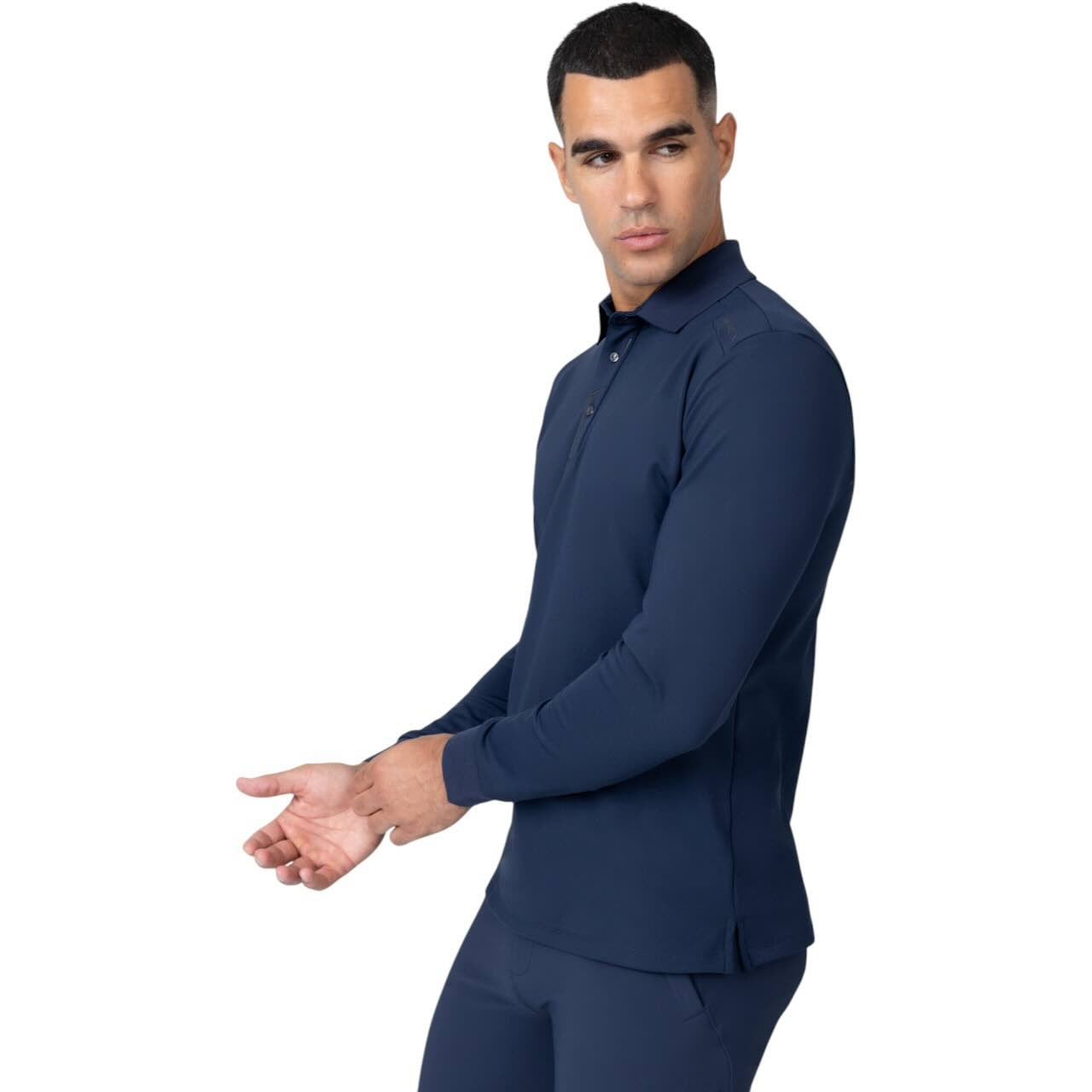 Polo-Shirt Herren Langarm Volt Shirt