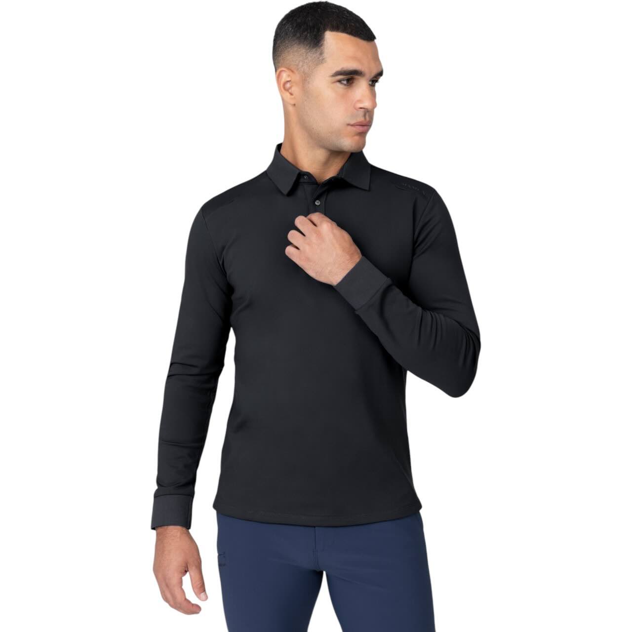 Polo-Shirt Herren Langarm Volt Shirt