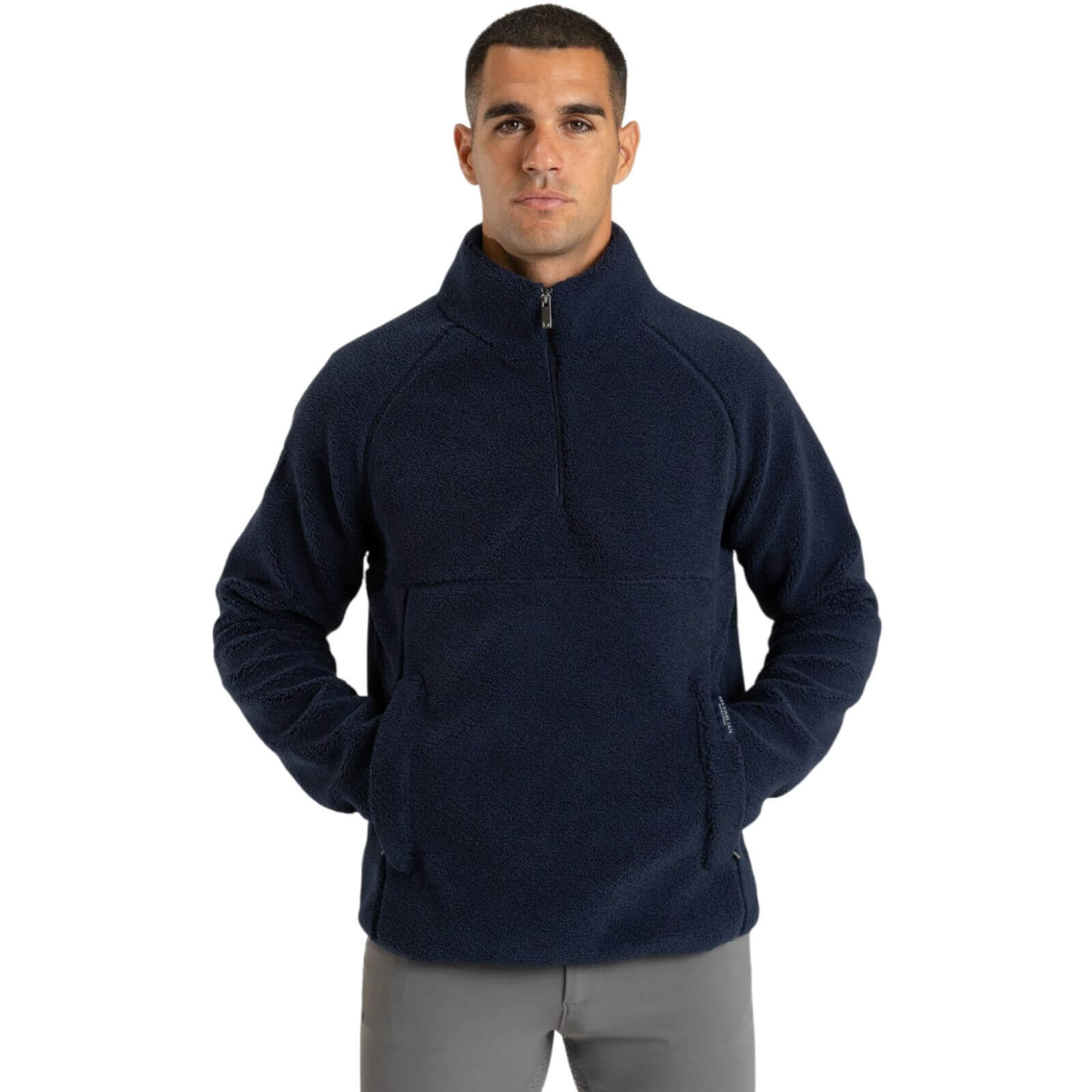 Pullover Unisex Clan Teddy Halfzip Hoodie