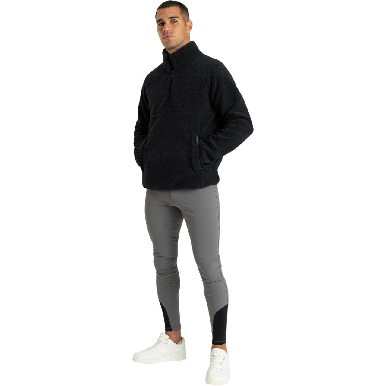Pullover Unisex Clan Teddy Halfzip Hoodie
