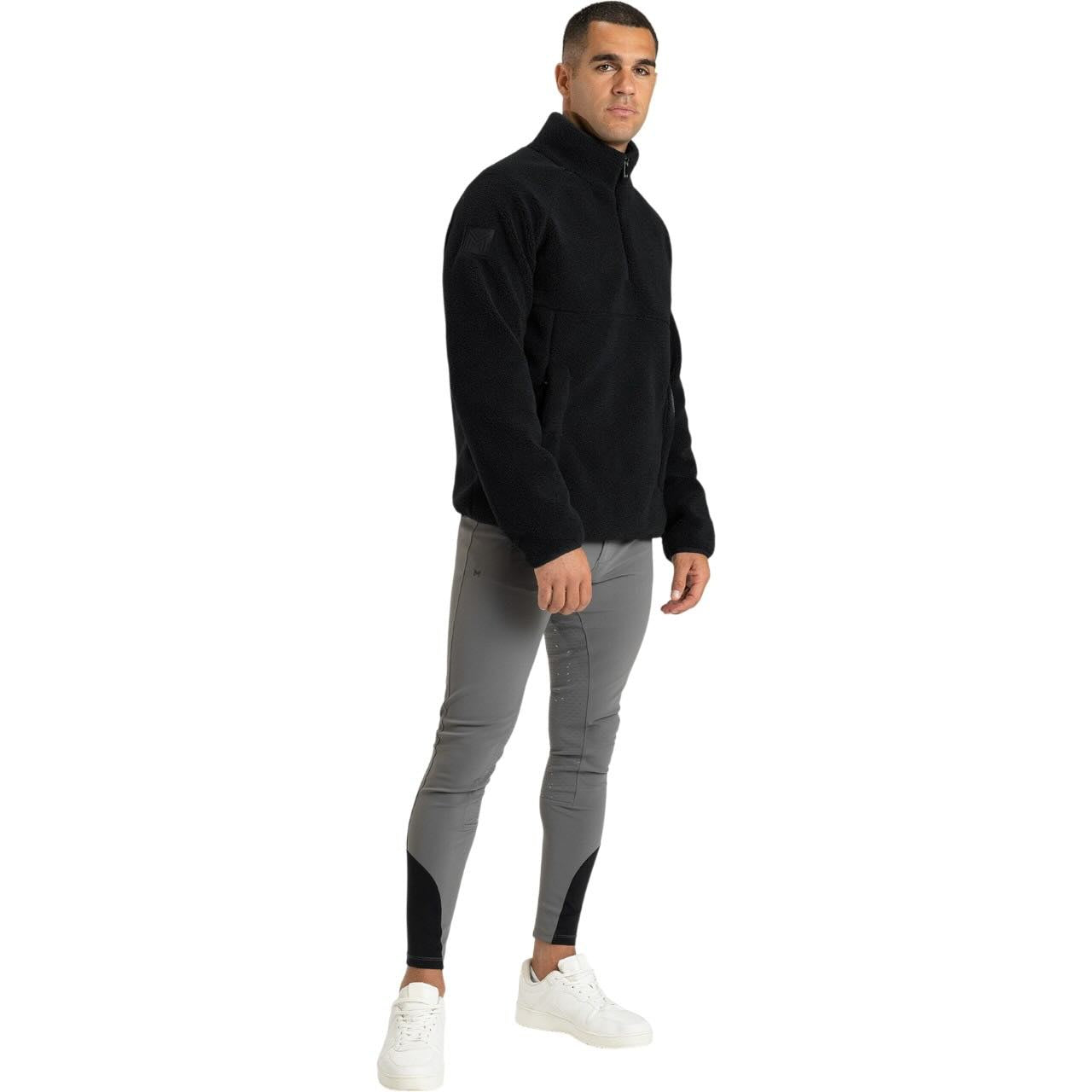 Pullover Unisex Clan Teddy Halfzip Hoodie