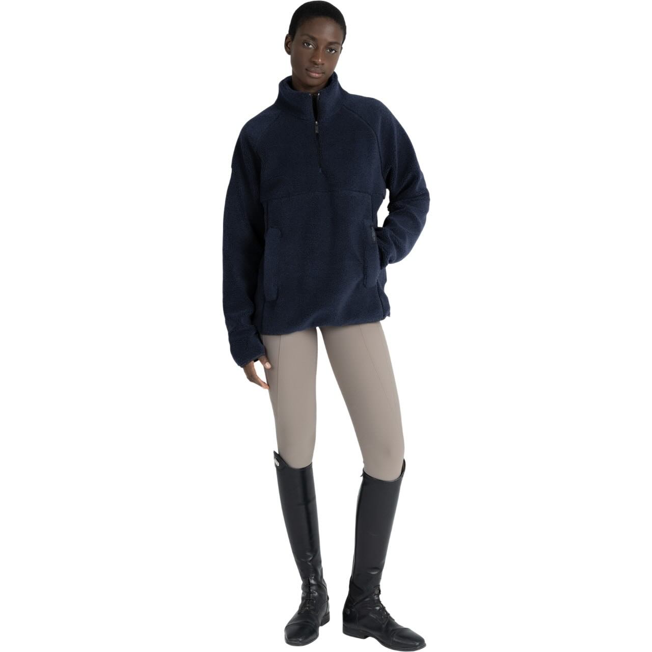 Pullover Unisex Clan Teddy Halfzip Hoodie