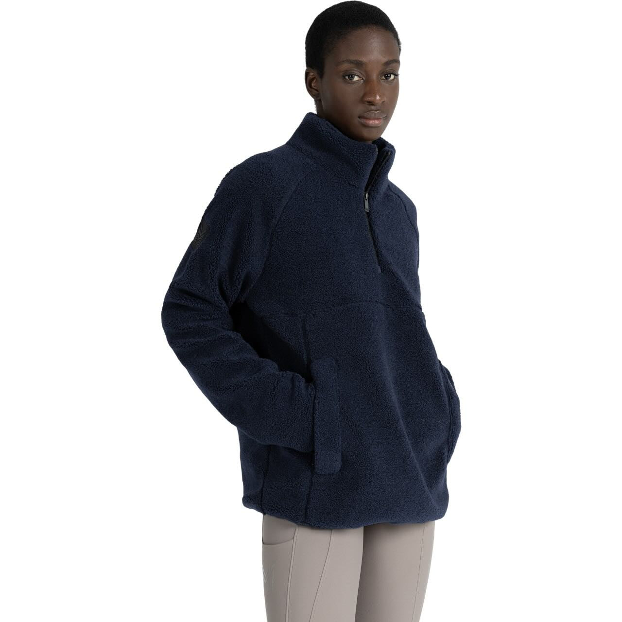Pullover Unisex Clan Teddy Halfzip Hoodie