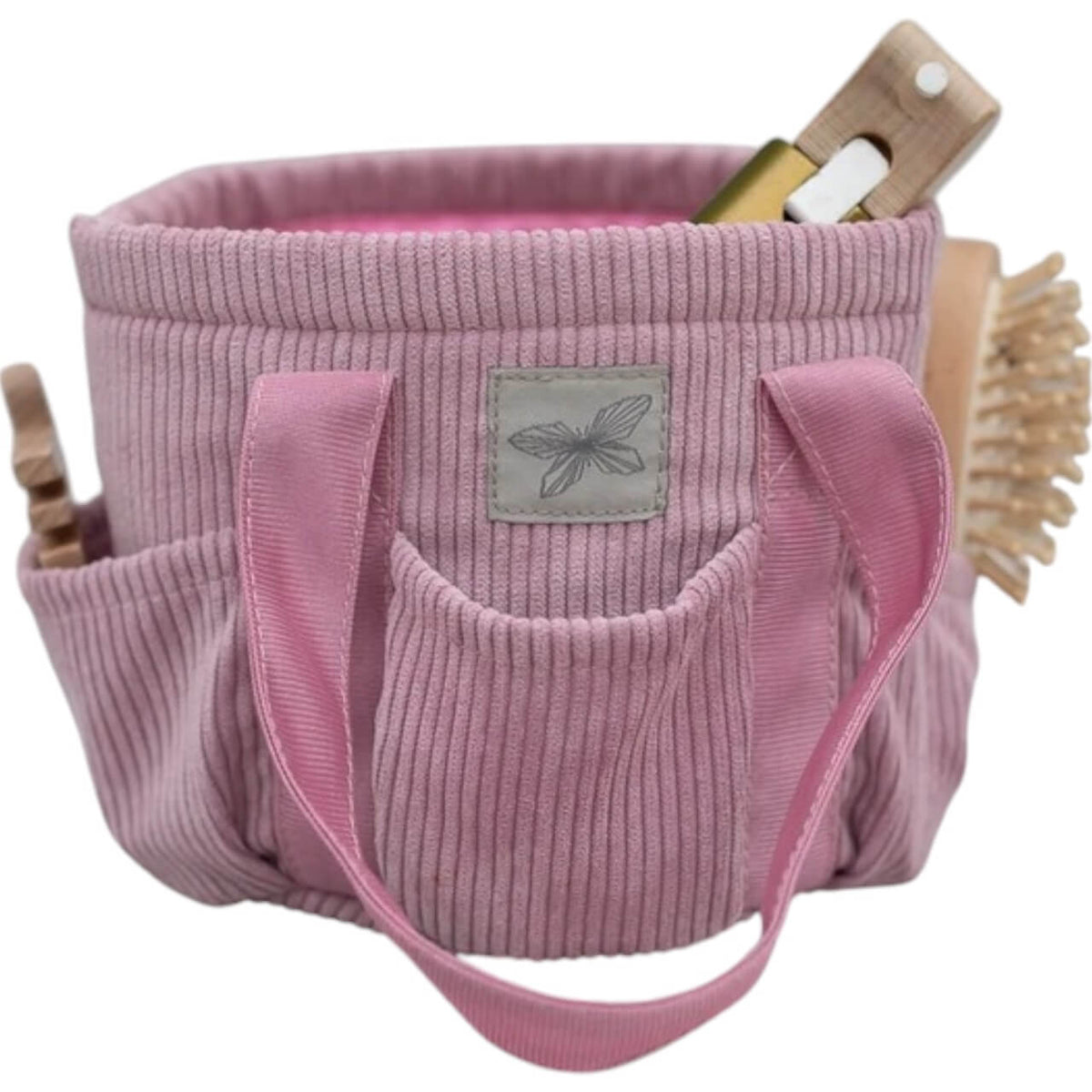 Putztasche Corduroy Hobby Horse Tasche, Rosa, Produkt allein mit Zubehör.