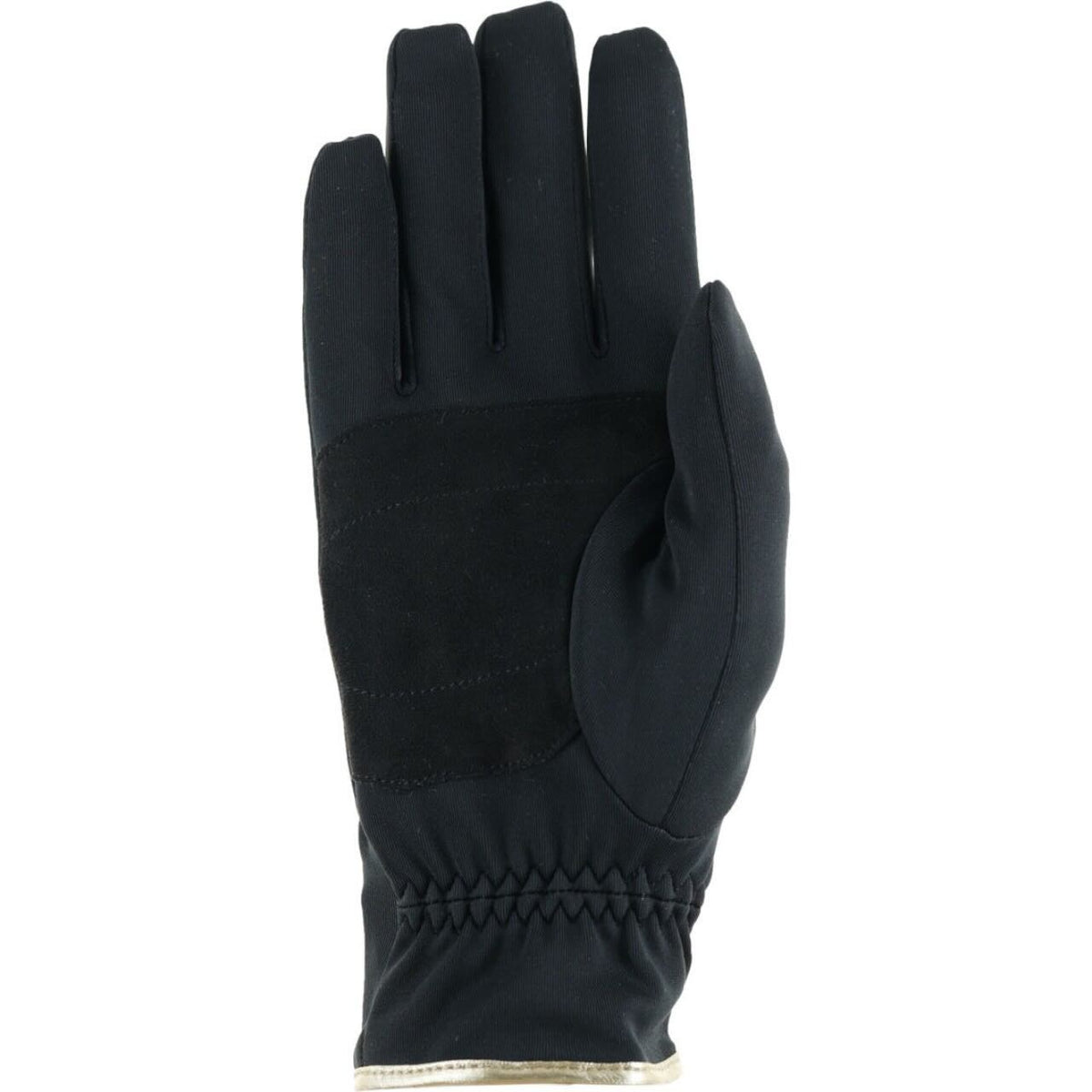 Reithandschuh Hegau Winterreithandschuh, Schwarz, Produkt allein auf weißem Hintergrund.
