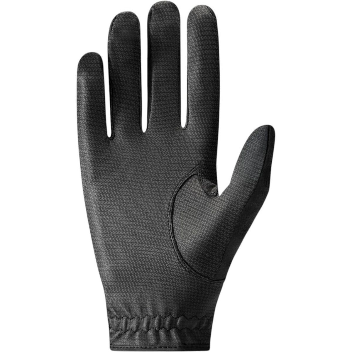 Reithandschuh Lusita Handschuh, Schwarz, Produkt allein auf weißem Hintergrund.