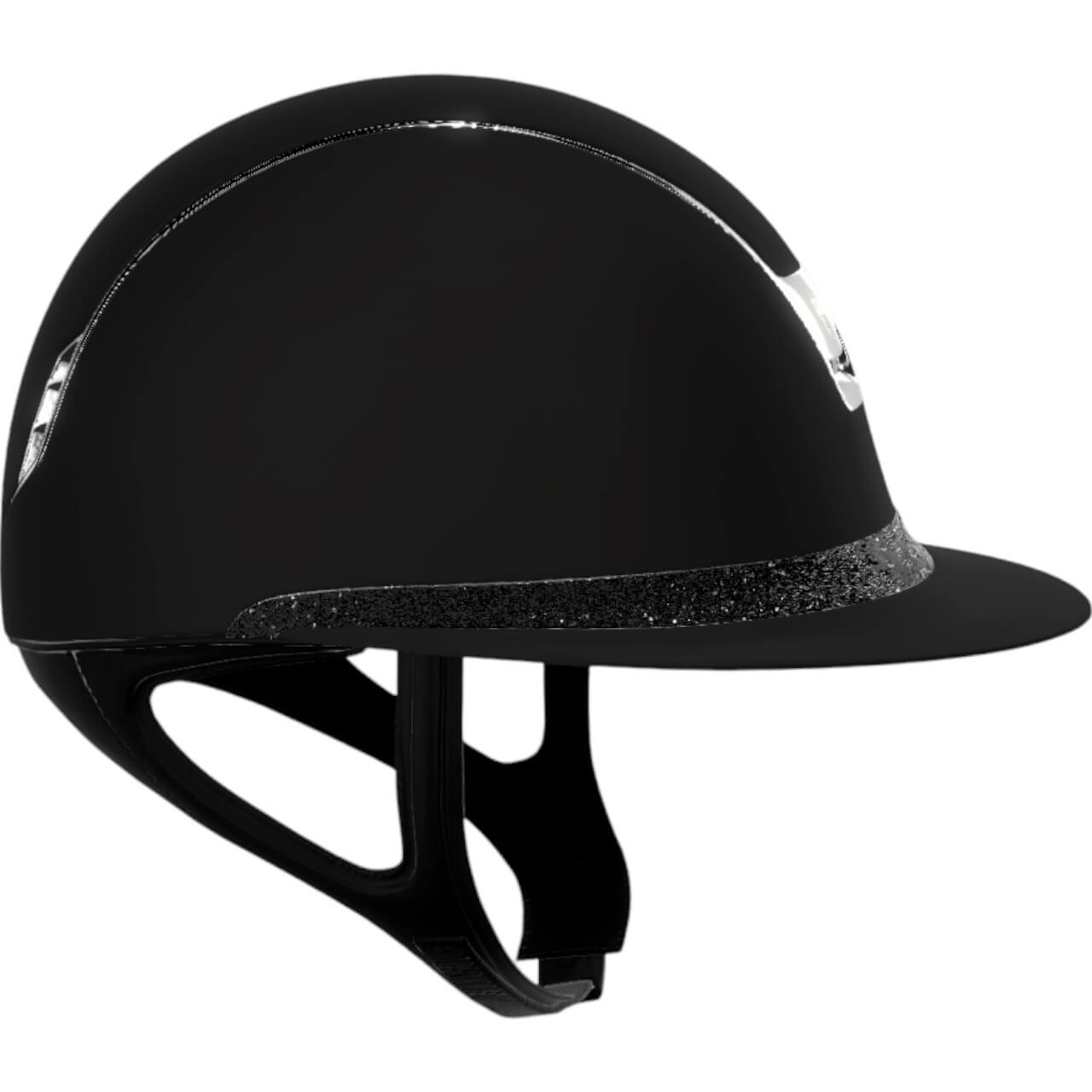 Reithelm Miss Shield 2.0 SM Black/ Chrome Chrome/Chrome Chrome/ Frontband Crystal Fabric Swaro Black