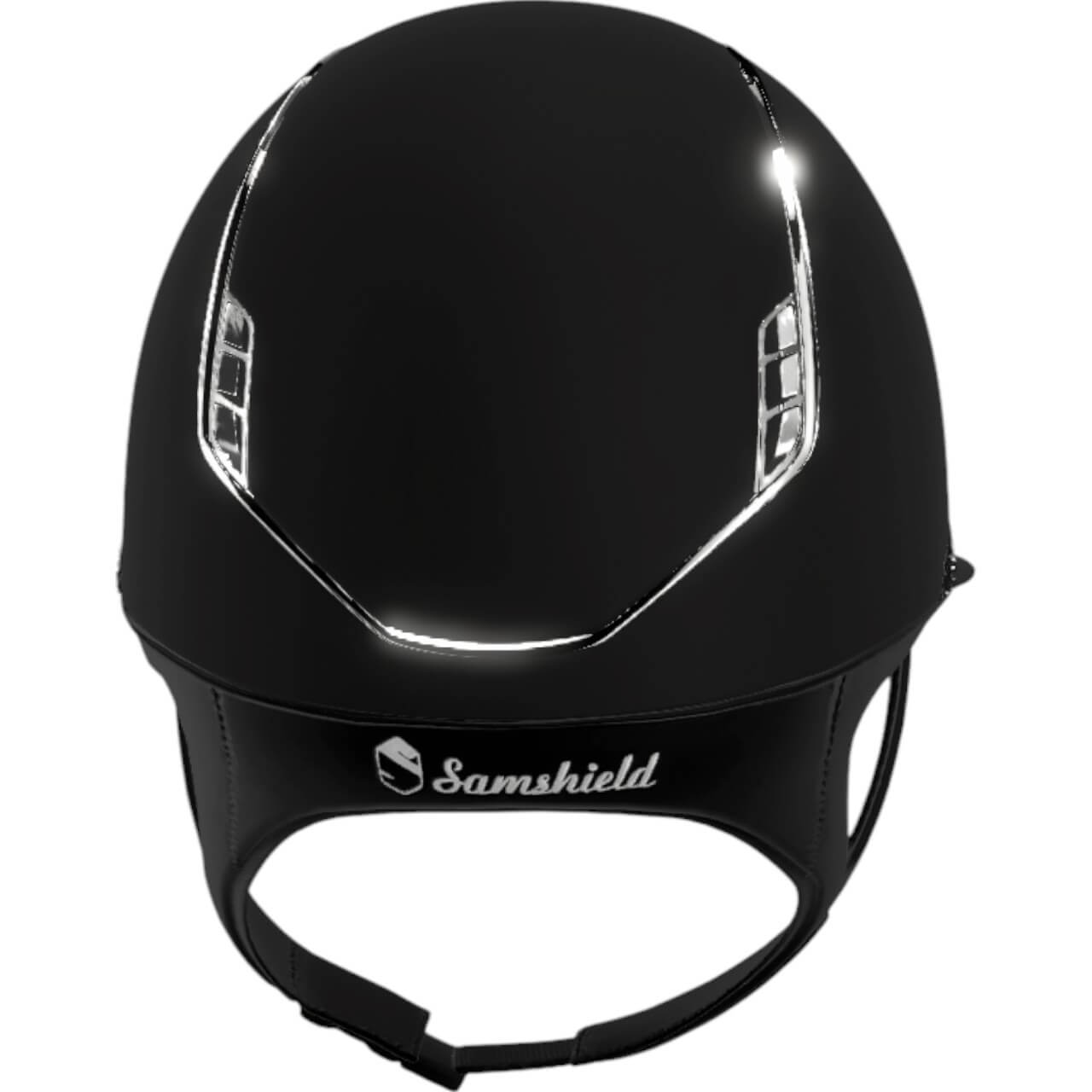 Reithelm Miss Shield 2.0 SM Black/ Chrome Chrome/Chrome Chrome/ Frontband Crystal Fabric Swaro Black