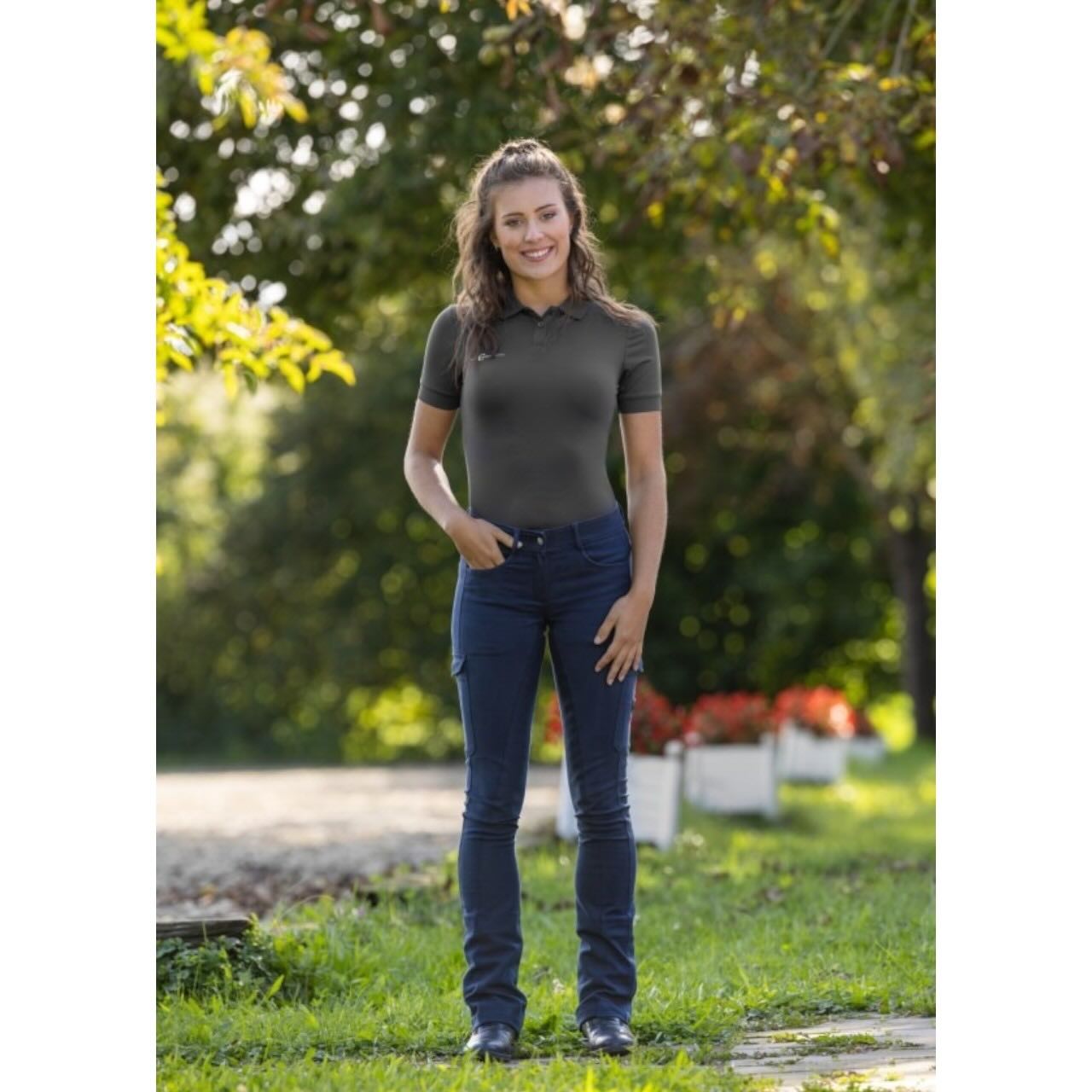 Reithose Damen Full-Grip BasicPlus Jodhpur Damenreithose