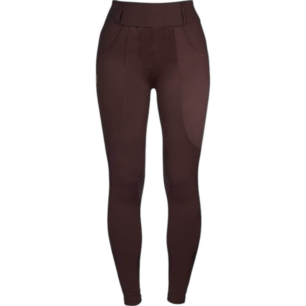 Reithose Damen Full-Grip Compression Supreme Dressur Hose, Endless Glow, Produkt allein auf weißem Hintergrund.
