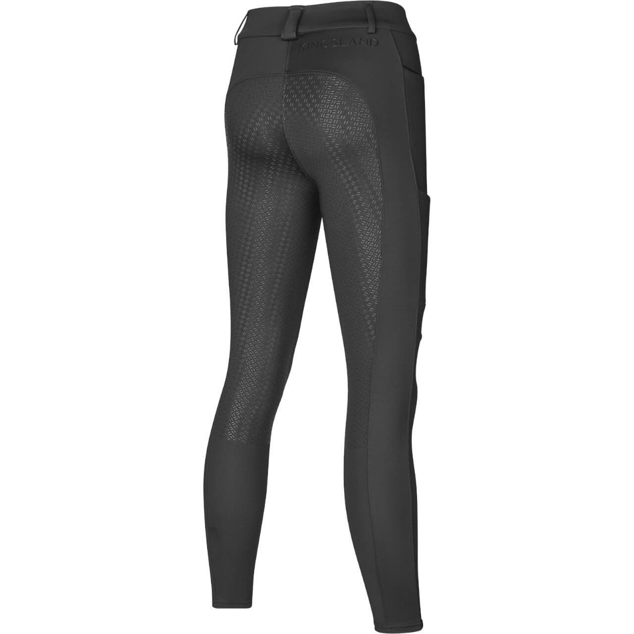 Kingsland Reithose Damen Full-Grip KLKornelia HW 2025 Hose, Schwarz, Produkt allein.