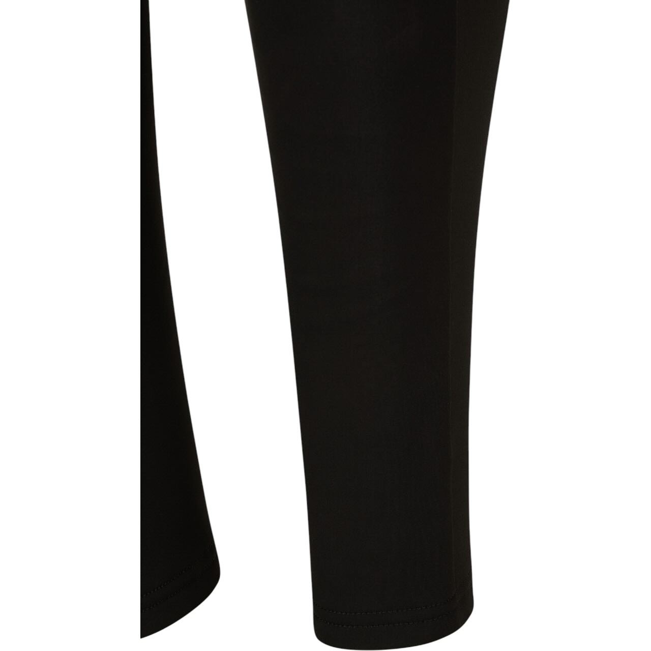 Reitleggings Damen Full-Grip Cosy Dynamic 2025 Leggings, Schwarz, Detailaufnahme der Hosenbeine.