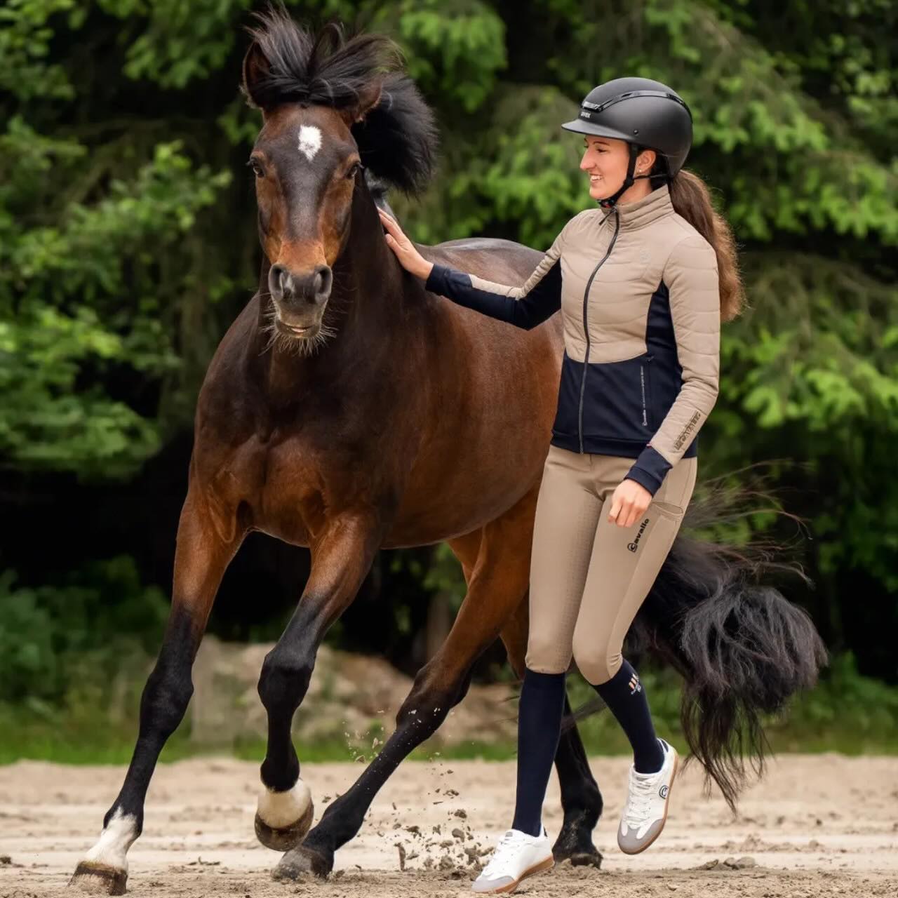 Reitleggings Damen Full-Grip CAVALLOVE GRIP FS 2026 Damenreitleggings