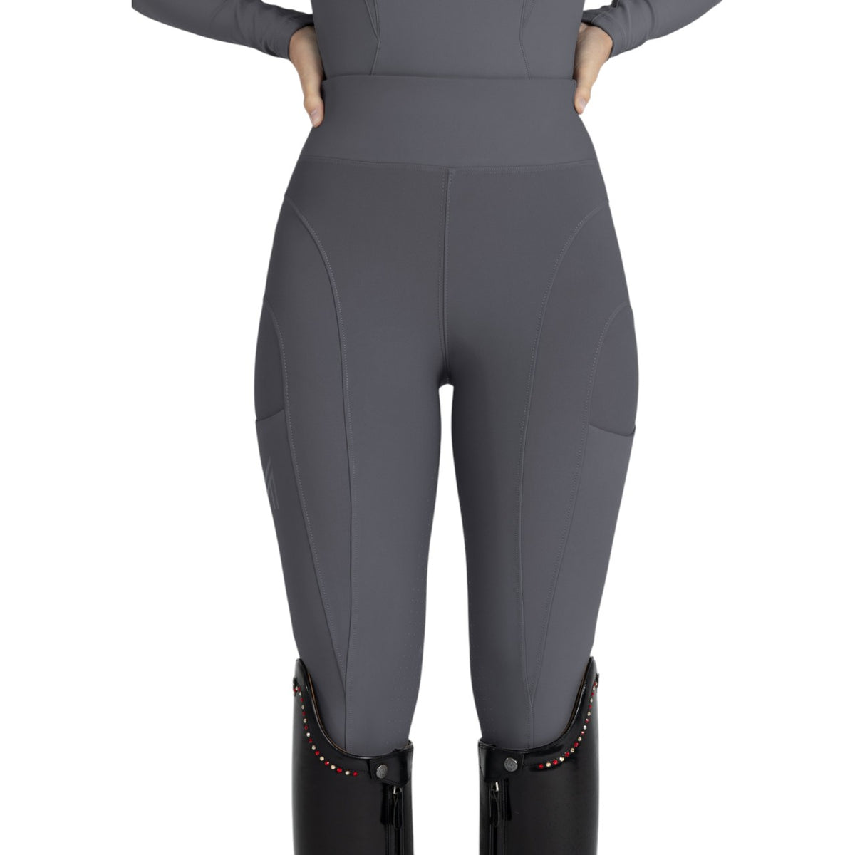 Leggings da equitazione Donna Full-Grip Outline Leggings da equitazione donna
