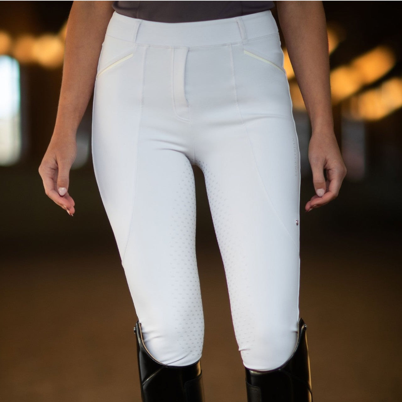 Reitleggings Damen Full-Grip Premium Leggings