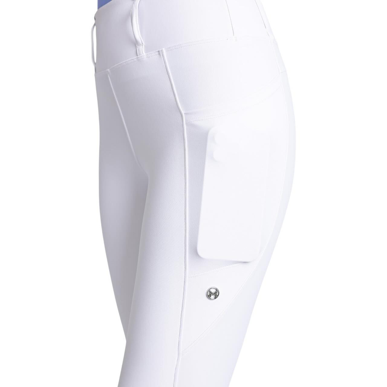 Reitleggings Damen Full-Grip Studio Damenreitleggings