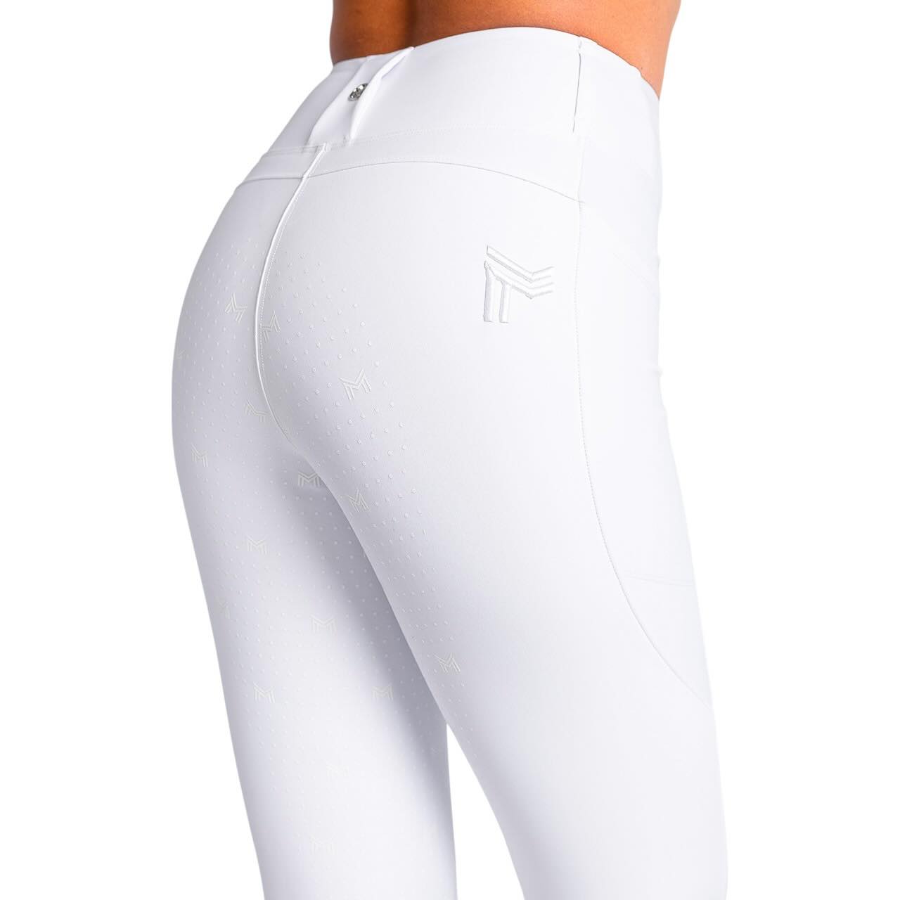 Reitleggings Damen Full-Grip Studio Damenreitleggings