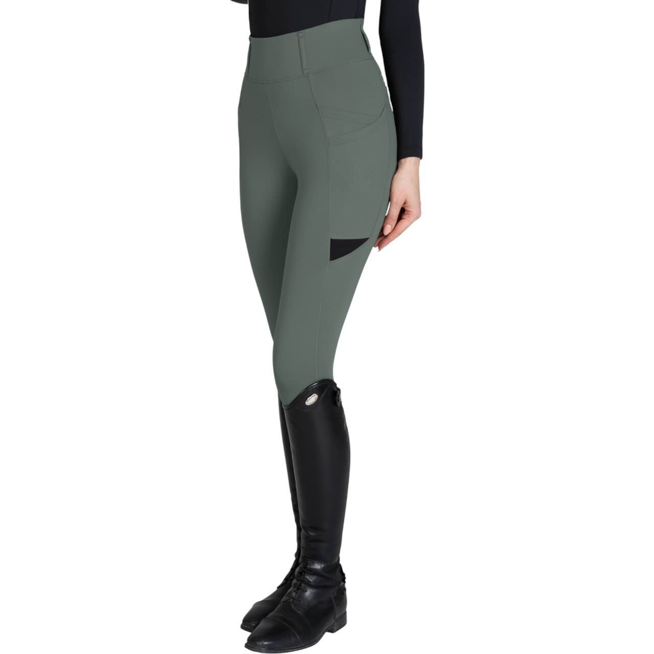 Reitleggings Damen Full-Grip Tech Damenreitleggings