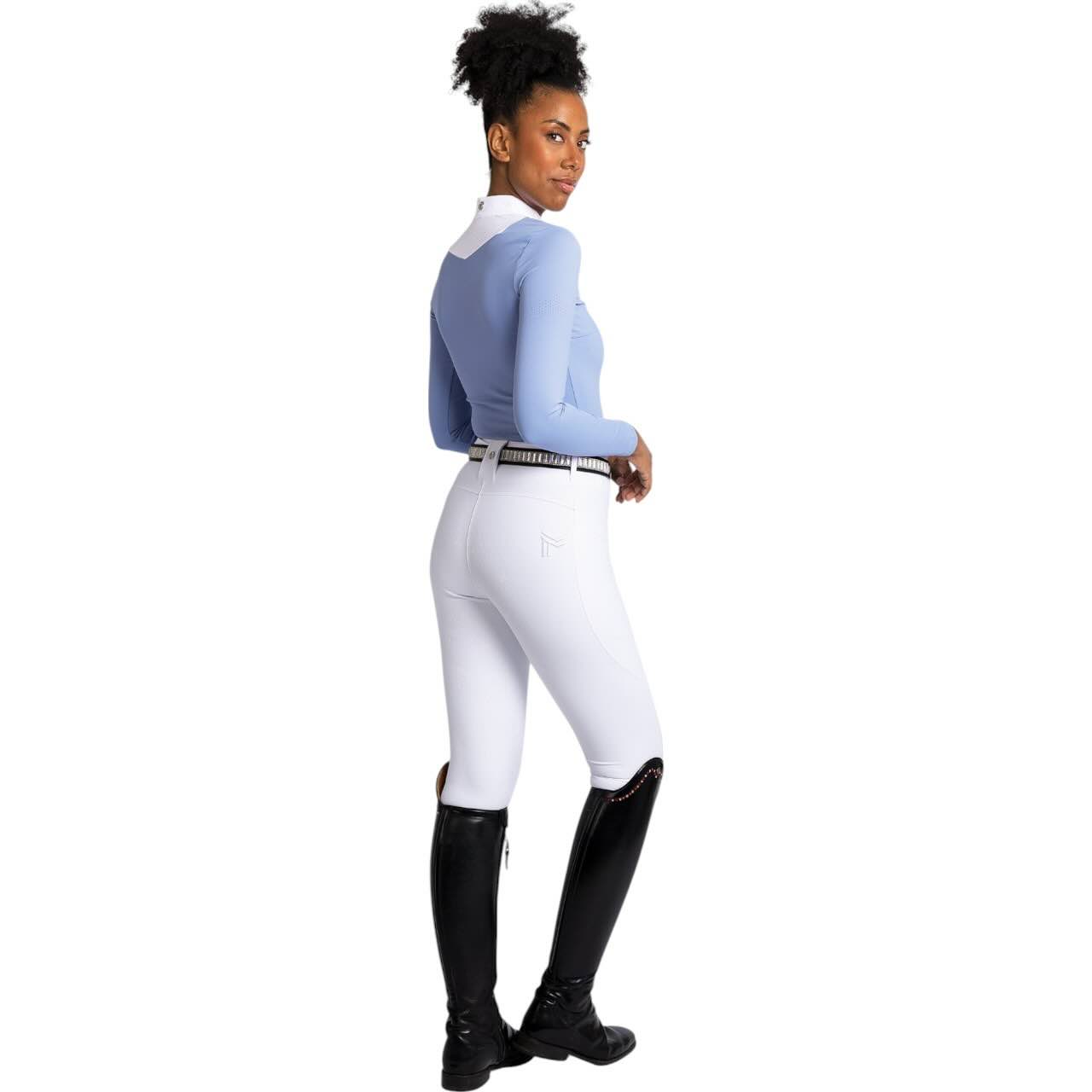 Reitleggings Damen Knee-Grip Studio Damenreitleggings