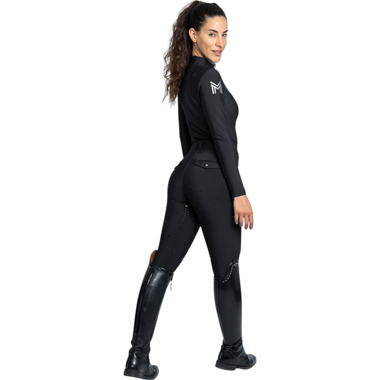 Reitleggings Damen No-Grip Pro Riding Leggings